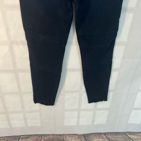 Joe's Jeans Dark Blue Raw Hem Marcie Flawless The Phoenix Ankle Jeans Size 28 - Picture 7 of 12
